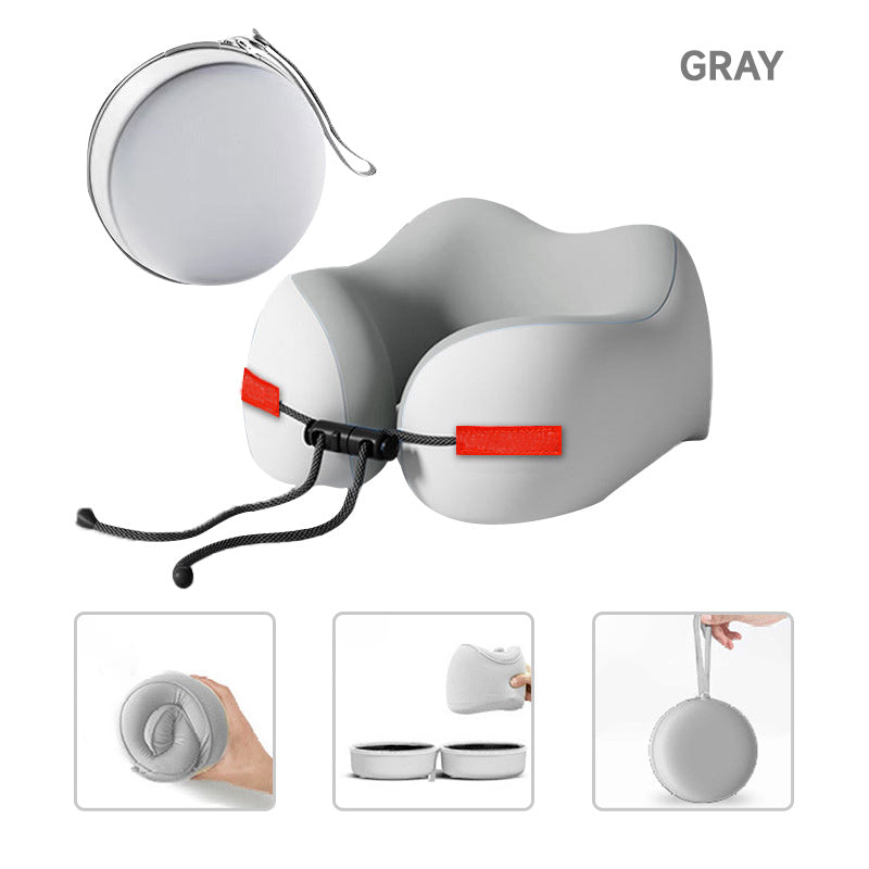 🔥Grande vente - 55 % de réduction🔥Oreiller de voyage en mousse à mémoire de forme en U💤