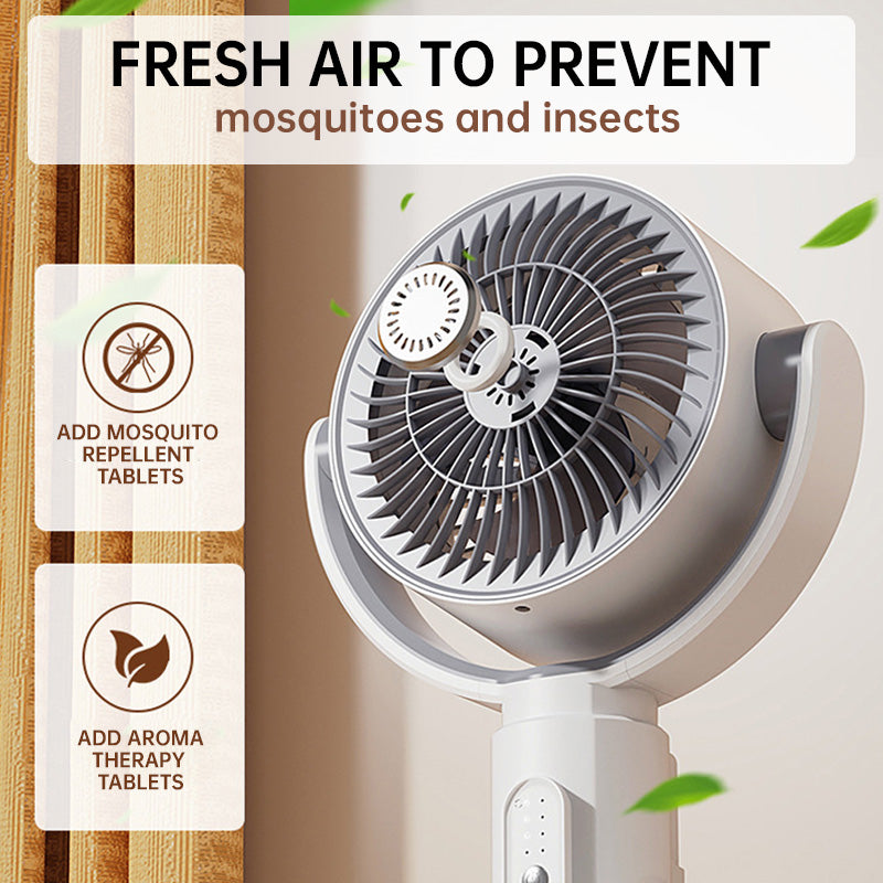 ❄️SOLDES D'ÉTÉ🌀 50 % DE RÉDUCTION ! Ventilateur de sol silencieux à connexion USB – 5 vitesses, oscillation à 90°, moins de 36 dB. Idéal pour la chambre ou le bureau. 🌬️✅