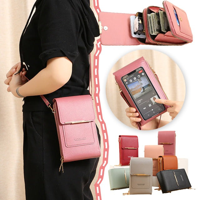 ✨️OFFRE SPÉCIALE 2026 - 60 % DE RÉDUCTION👜 📱Sac bandoulière tactile pour femme – Chargeur de smartphone, antivol et résistant à l'eau
