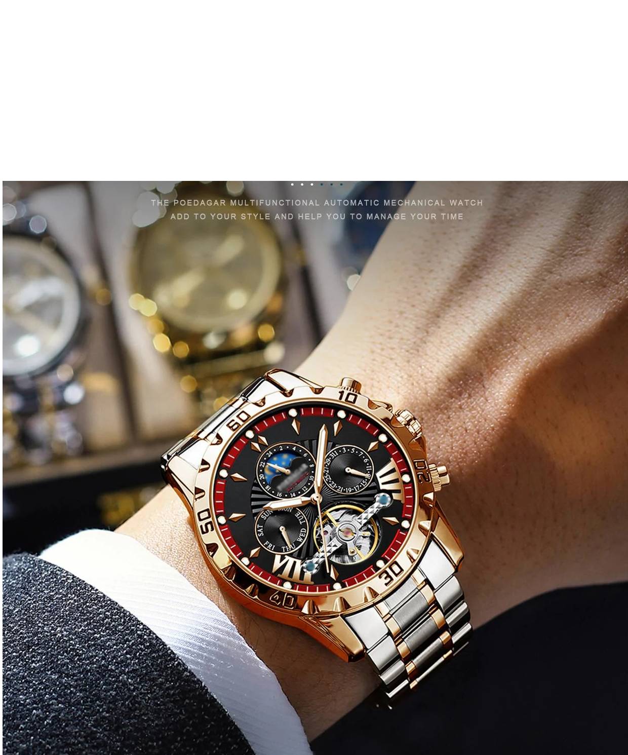 🔈🔈60% de réduction⌚💧Montres mécaniques automatiques étanches - Nouvelle marque suisse