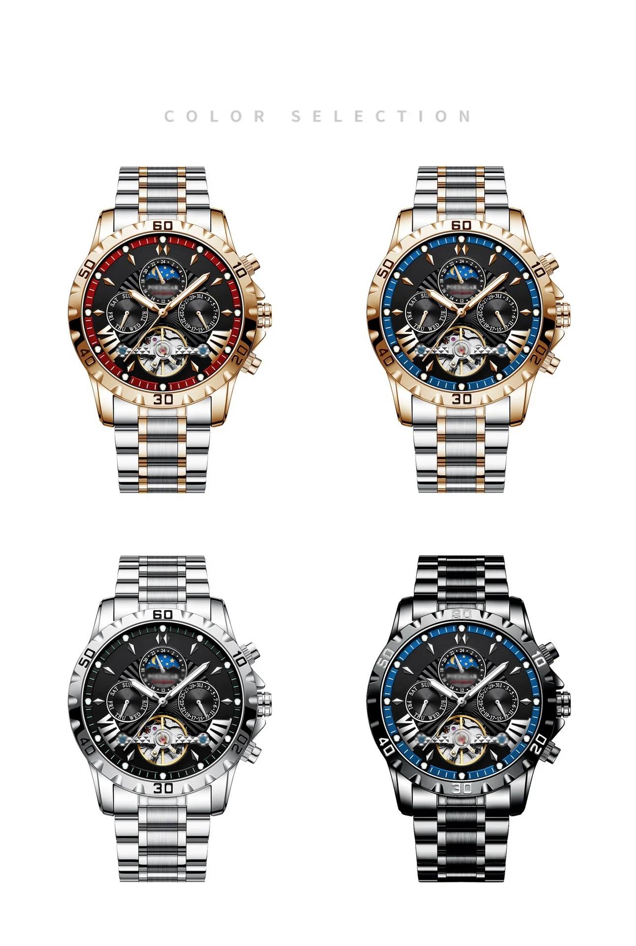 🔈🔈60% de réduction⌚💧Montres mécaniques automatiques étanches - Nouvelle marque suisse