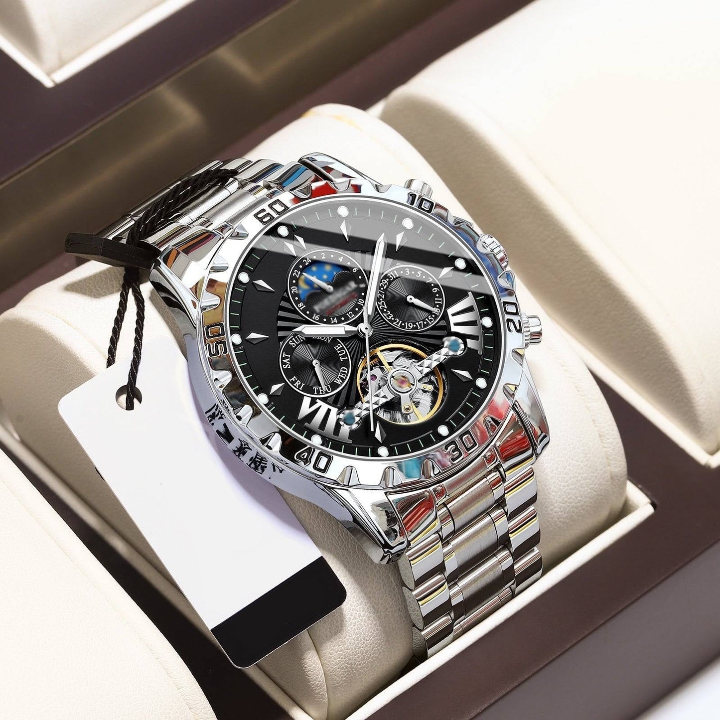 🔈🔈60% de réduction⌚💧Montres mécaniques automatiques étanches - Nouvelle marque suisse