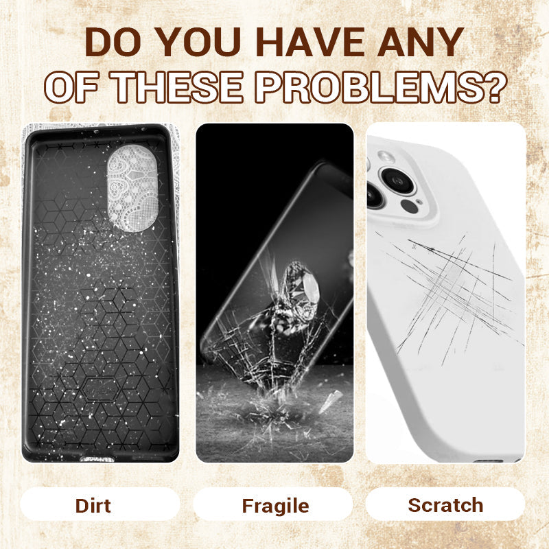 🏆📱Coque rigide Vintage Rust pour iPhone👑