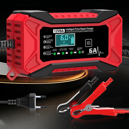🛵55% de réduction🔋Chargeur de batterie intelligent pour voiture et moto