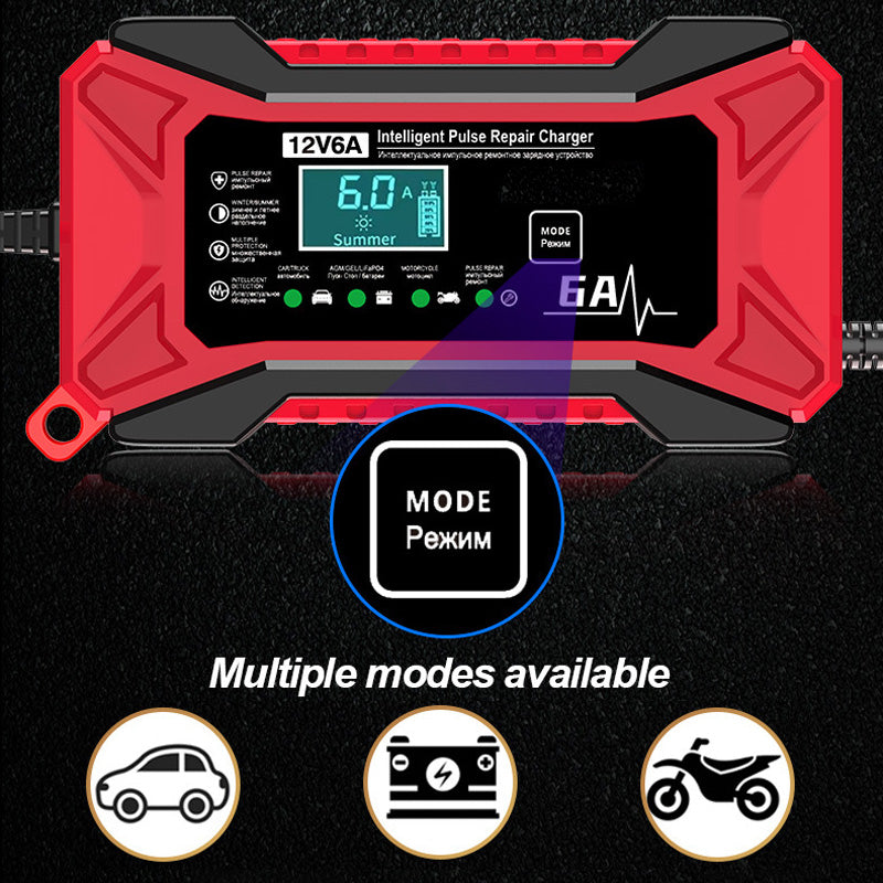 🛵55% de réduction🔋Chargeur de batterie intelligent pour voiture et moto