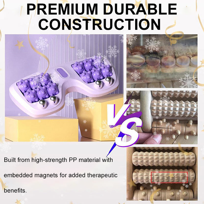 💥🦶✨Promotions-55%💆‍♀️Rouleau de massage portable double – Détente & soulagement immédiat pour vos pieds😌🌿
