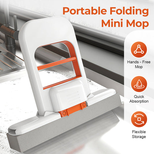 🔥VENTE FLASH -55%🔥 Mini Serpillière Autonettoyante Portable 🧹🌿