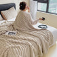 🛏️ 55% DE RÉDUCTION ! ❄️ Jeté Super Doux Luxueux - Chaleur Légère et Confort Ultime pour Canapé ou Lit, Lavable en Machine 🏠📦