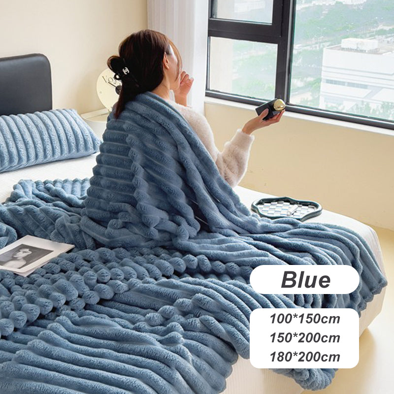 🛏️ 55% DE RÉDUCTION ! ❄️ Jeté Super Doux Luxueux - Chaleur Légère et Confort Ultime pour Canapé ou Lit, Lavable en Machine 🏠📦