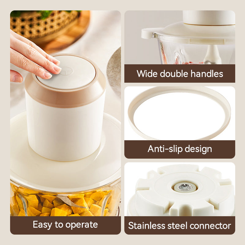 🔈🔈60 % DE RÉDUCTION🥬Hachoir à viande électrique grande capacité🔥Puissance de 300 W + grande capacité de 2,5 L