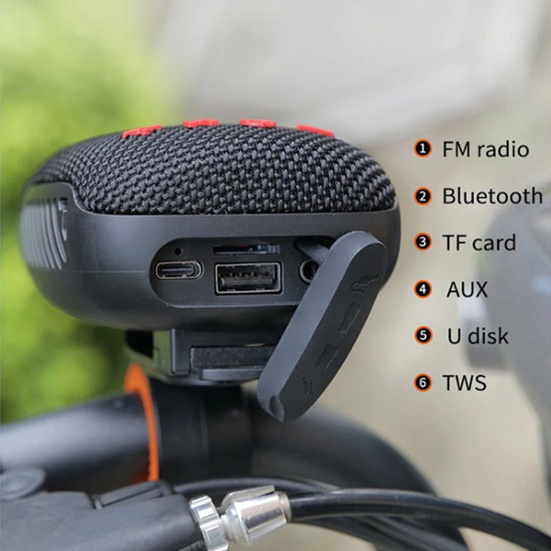 🔈🔈60 % DE RÉDUCTION🚲Enceinte Bluetooth sport pour vélo – Étanche IPX5, TWS et compatible carte microSD 🚴‍♂️🔊