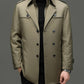 🔥55% de réduction🔥Trench-coat mi-long pour homme avec doublure amovible
