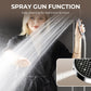🚿Pommeau de douche à effet pluie haute pression réglable – Inclinaison à 360°, surface facile à nettoyer, compatibilité avec les flexibles de douche standard 💧