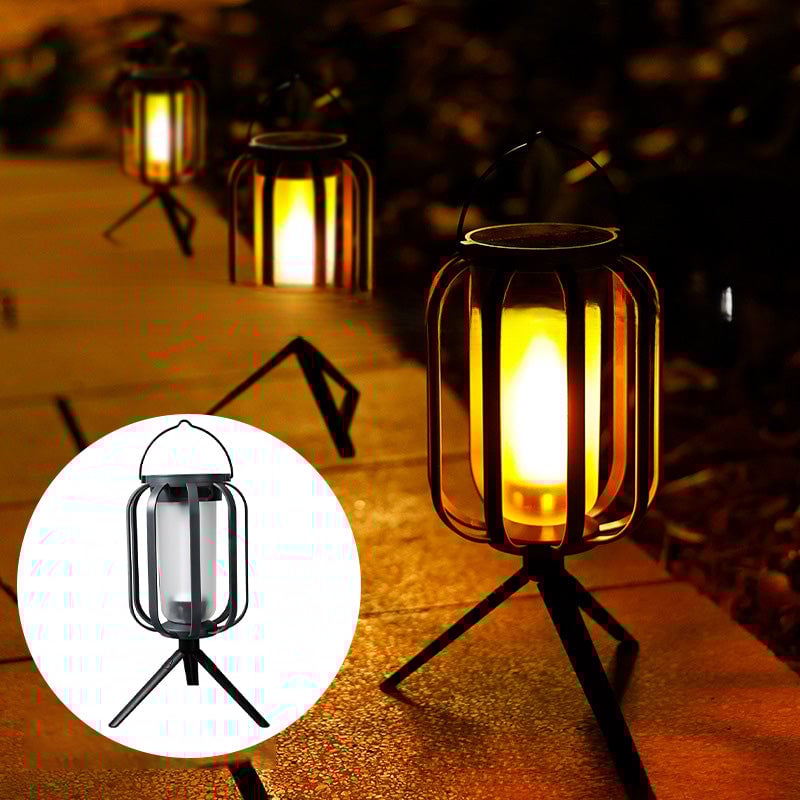 ✨️55 % de réduction✨️Lampe d'extérieur en forme de lanterne solaire avec 4 modes d'éclairage