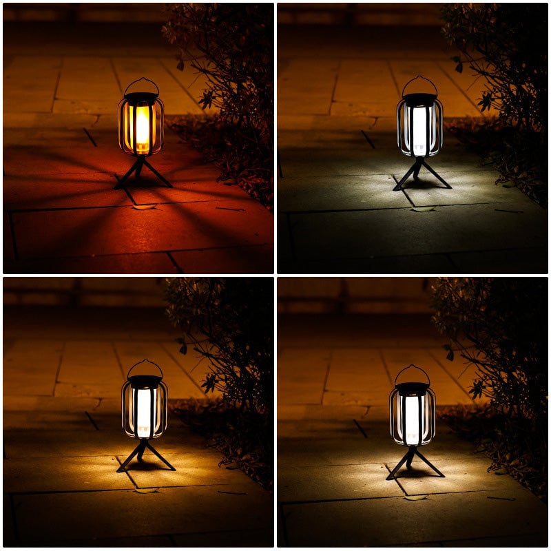 ✨️55 % de réduction✨️Lampe d'extérieur en forme de lanterne solaire avec 4 modes d'éclairage