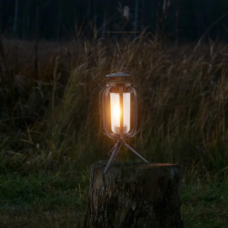 ✨️55 % de réduction✨️Lampe d'extérieur en forme de lanterne solaire avec 4 modes d'éclairage