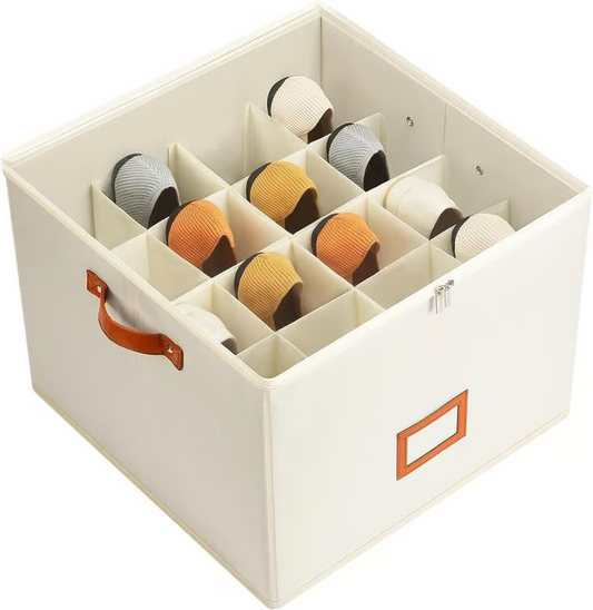 ⏳Offre à durée limitée : 55 % de réduction💥Organisateur de chaussures en tissu, boîte de rangement