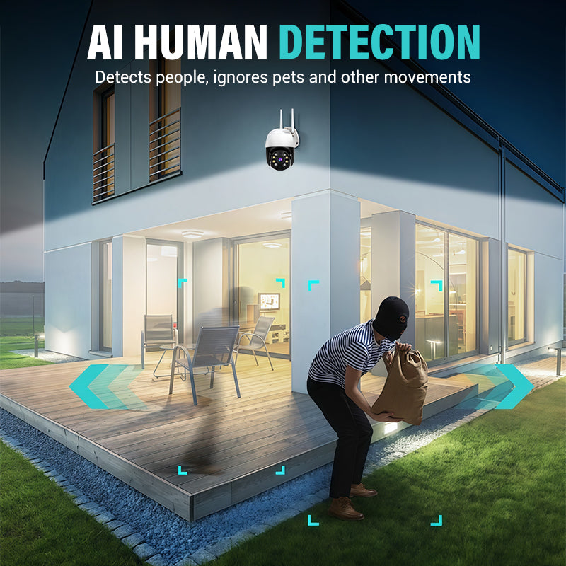 🔥55 % de réduction🔥Caméra de sécurité extérieure HD intelligente(🚀Livraison gratuite)
