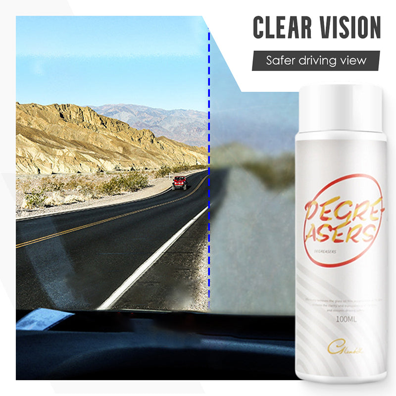 🚗 55% de réduction✨ Nettoyant Vitres Voiture - Élimine Graisse et Buée en 1 Passage ☀️🧽