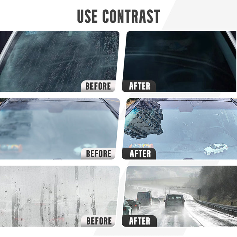 🚗 55% de réduction✨ Nettoyant Vitres Voiture - Élimine Graisse et Buée en 1 Passage ☀️🧽