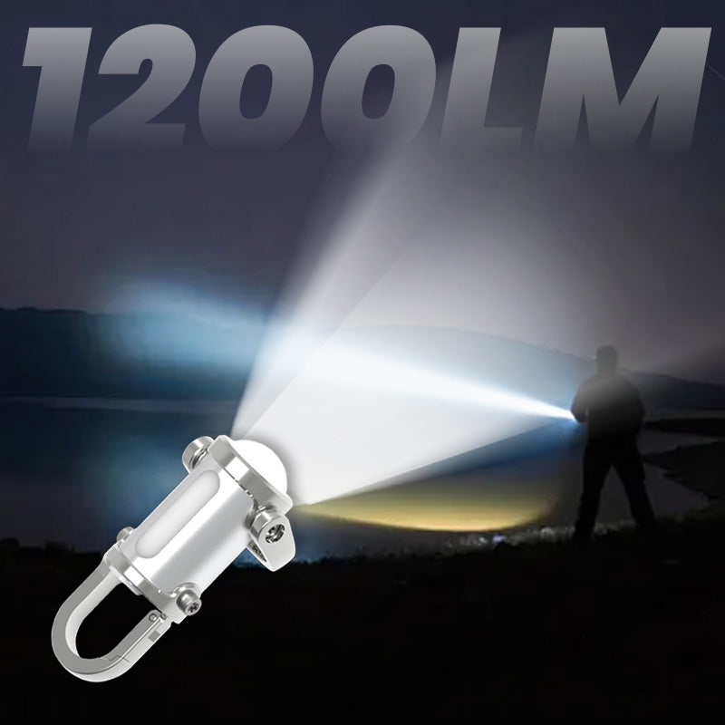 🔥55% de réduction🔥1200LM Mini Lampe Torche à Porte-Clés Ultra Brillante Étanche