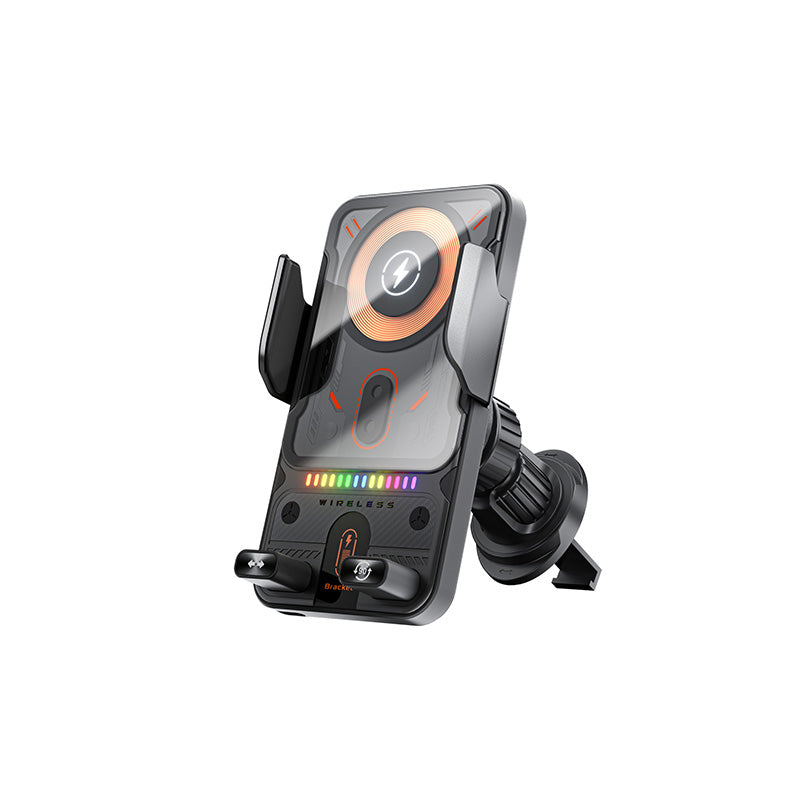 🚗60 % DE RÉDUCTION MAINTENANT ! 📱 Support de téléphone de voiture 2 en 1 et chargeur sans fil – Rotation à 360°, fixation robuste et charge rapide 🔋