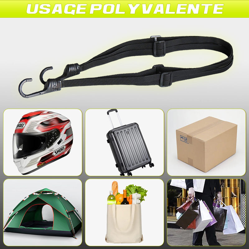 🎧 ACHETEZ 1 - RECEVEZ 1 GRATUIT ! ✨ Corde Élastique pour Casque & Bagages - Fixation Sécurisée et Anti-Perte pour Vélo/Voyage, Léger et Résistant 🔒📦