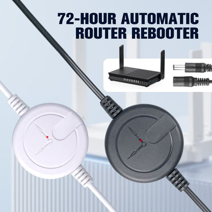📶 55% DE RÉDUCTION ! ⚡ Redémarreur Automatique de Routeur - Programmez des Cycles de 72 Heures, Stabilise la Connexion Internet sans Intervention 🔄📦