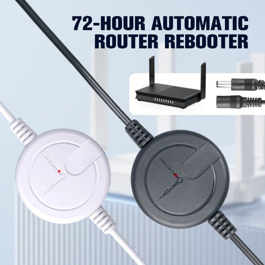 📶 55% DE RÉDUCTION ! ⚡ Redémarreur Automatique de Routeur - Programmez des Cycles de 72 Heures, Stabilise la Connexion Internet sans Intervention 🔄📦
