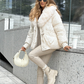Promotion d'automne🍂Manteau matelassé tendance avec col en fausse fourrure