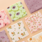 Lot de 5 chiffons en corail polaire pour la vaisselle