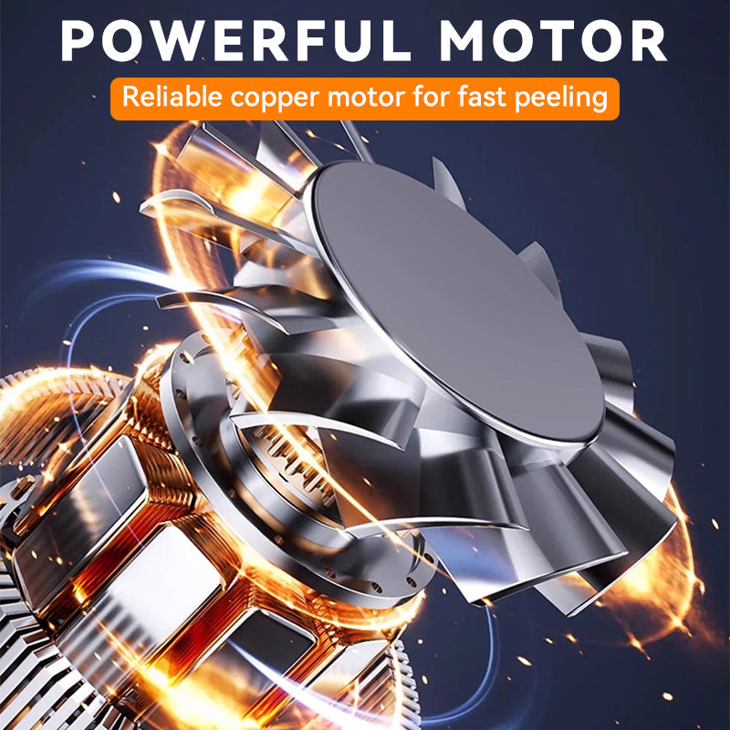 🎄✨60 % DE RÉDUCTION ! 🍇🧄 Éplucheur électrique transparent pour fruits et légumes – Rapide, facile et efficace. Parfait pour les tâches quotidiennes en cuisine !