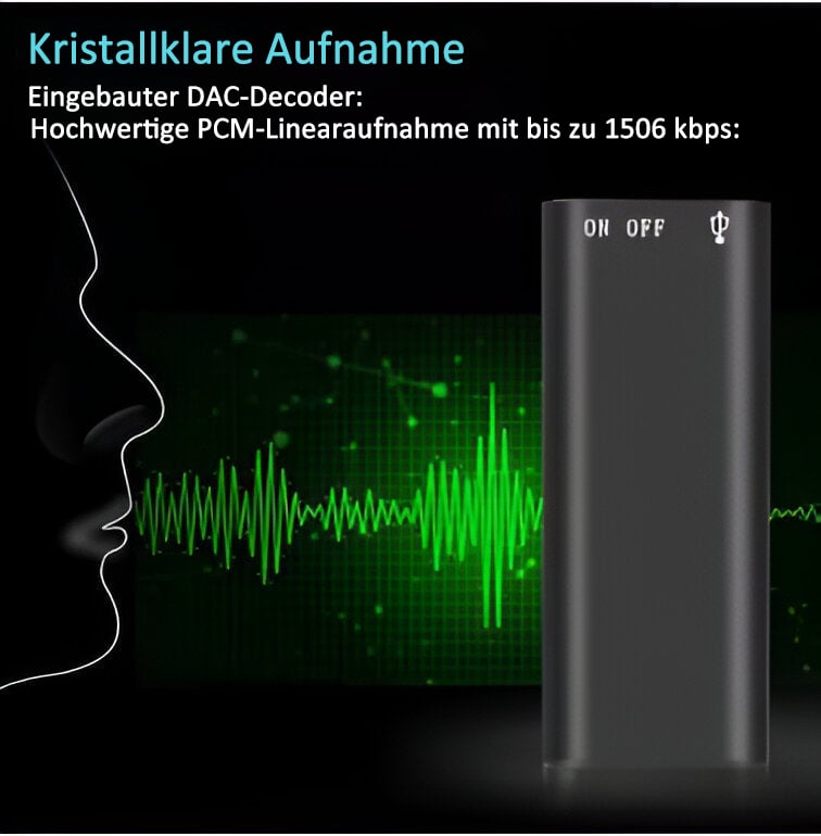 🎙️ 60 % DE RÉDUCTION MAINTENANT ! 🔥 Mini enregistreur vocal – Capture sonore intelligente, compact et facile à utiliser, longue autonomie 🔋