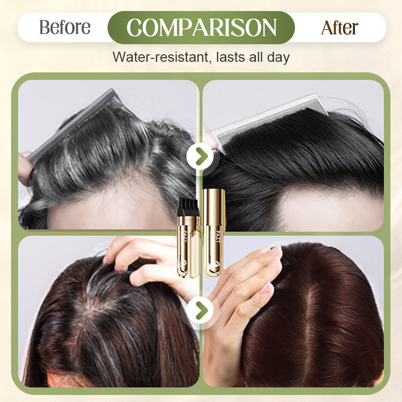 💎 ACHETEZ 1, OBTENEZ 1 GRATUIT ! 💎 Peigne Teinturant 2 en 1 pour Cheveux Gris – Couverture Naturelle, Sans Produits Chimiques & Sans Taches