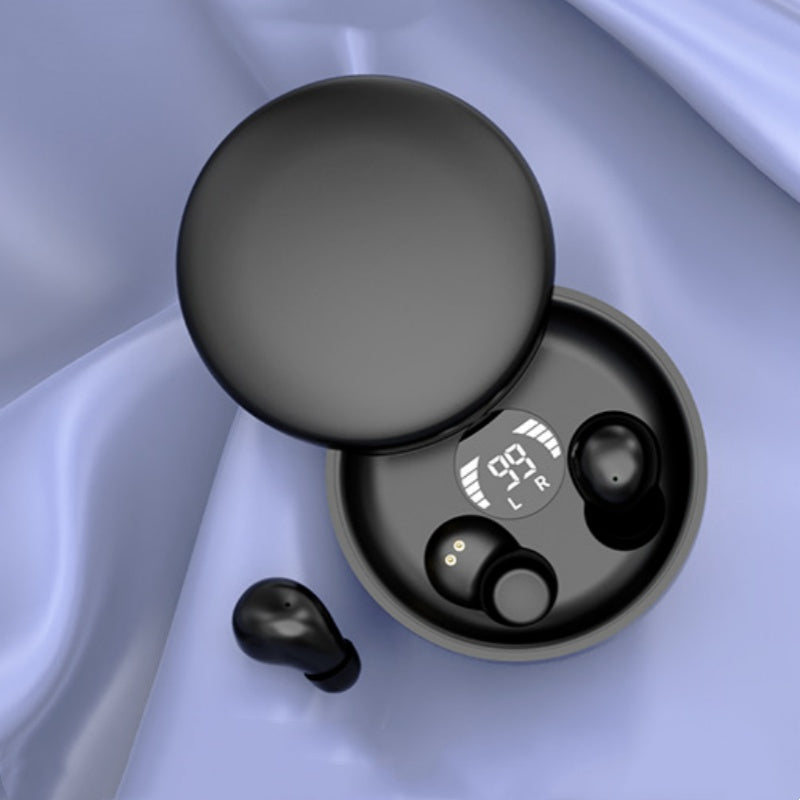 🔥🌙 Écouteurs Bluetooth ultra-compacts pour dormir – Confortables même en position latérale, parfaits pour écouter méditations, podcasts ou bruits blancs, et glisser vers le sommeil en douceur 😴✨