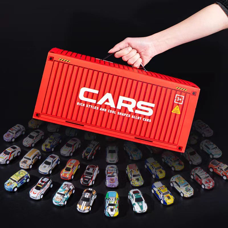 🔈🔈60 % DE RÉDUCTION ! ✨ 48 mini-voitures avec garage intégré - Jeu interactif avec effets sonores et circuit de course pour enfants 🚗🎪