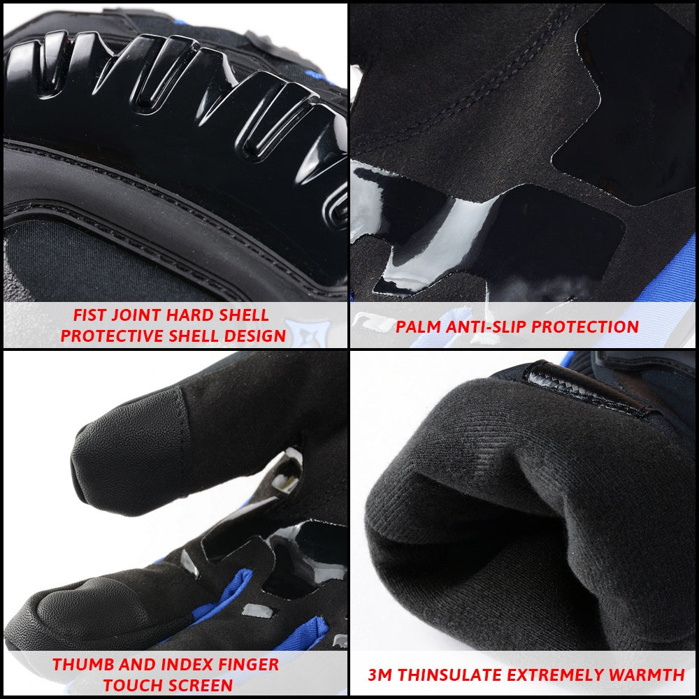 ❄️ MAINTENANT 60 % DE RÉDUCTION 🛵 Gants de moto chauds