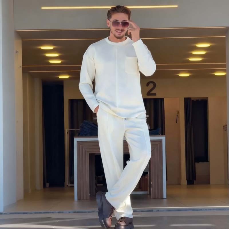 📢📢55% DE RÉDUCTION !!!✨Ensemble 2 pièces décontracté pour homme, extensible, pour l'automne