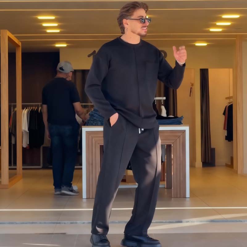 📢📢55% DE RÉDUCTION !!!✨Ensemble 2 pièces décontracté pour homme, extensible, pour l'automne