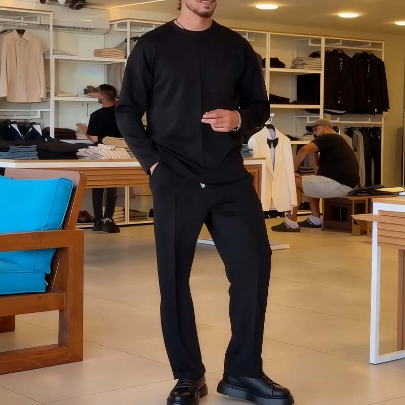 📢📢55% DE RÉDUCTION !!!✨Ensemble 2 pièces décontracté pour homme, extensible, pour l'automne