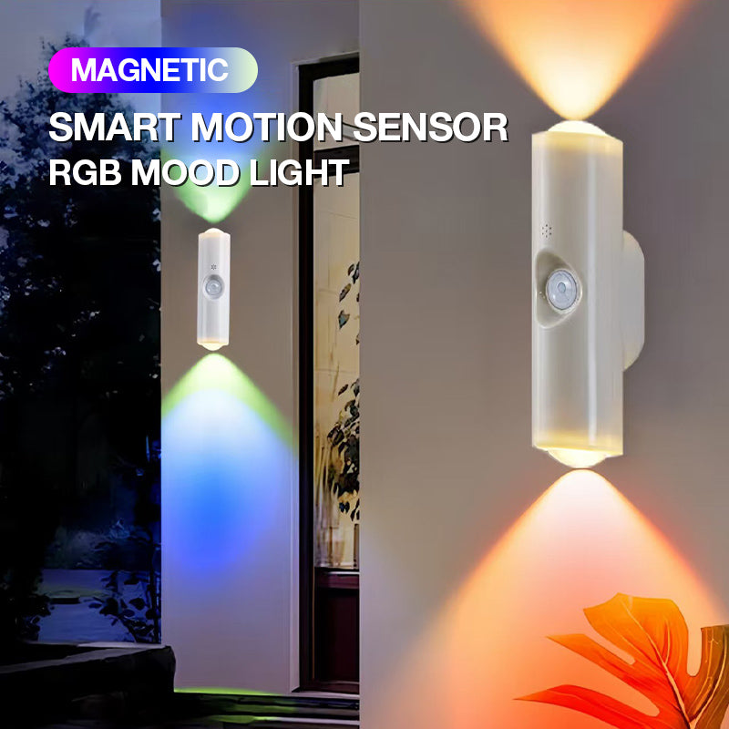 💡 50 % DE RÉDUCTION ! 🚶 Détecteur de mouvement intelligent magnétique avec éclairage RGB – Ambiance personnalisée ✨
