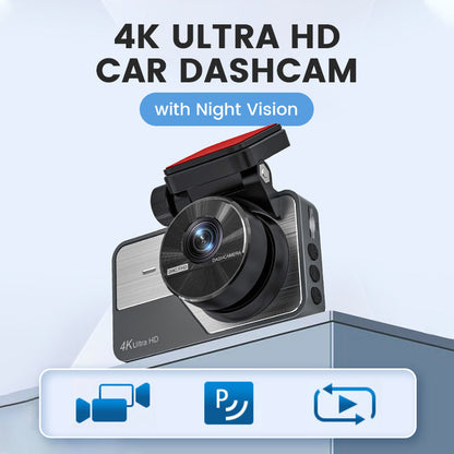 📢📢 60 % de réduction !!! ✨ Caméra embarquée 4K Ultra HD avec vision nocturne – Wi-Fi et enregistrement en boucle pour une surveillance continue 🚗🌙