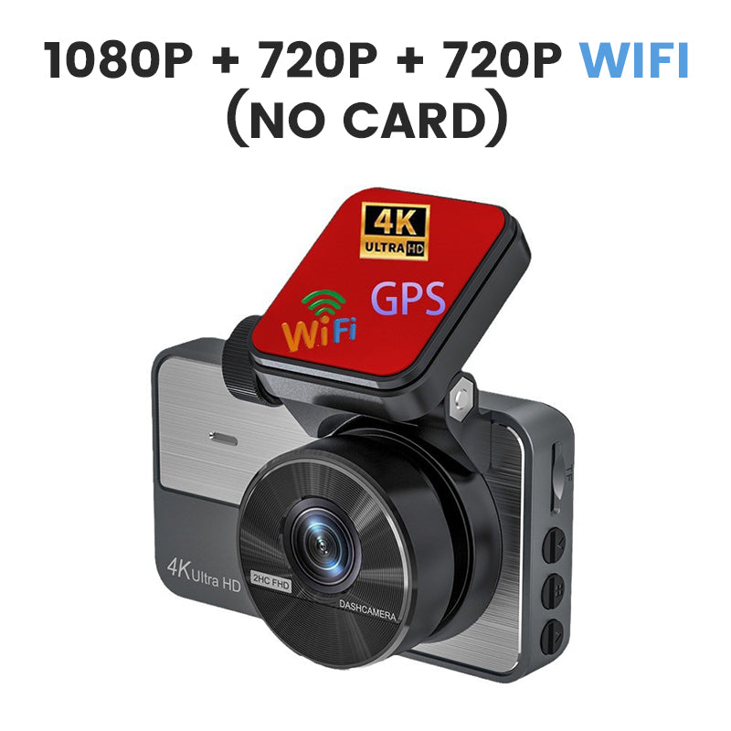 📢📢 60 % de réduction !!! ✨ Caméra embarquée 4K Ultra HD avec vision nocturne – Wi-Fi et enregistrement en boucle pour une surveillance continue 🚗🌙