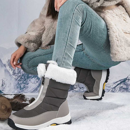 🔈🔈 60 % DE RÉDUCTION🔥 Bottes de neige chaudes antidérapantes à fermeture éclair pour femmes