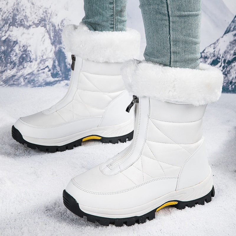 🔈🔈 60 % DE RÉDUCTION🔥 Bottes de neige chaudes antidérapantes à fermeture éclair pour femmes