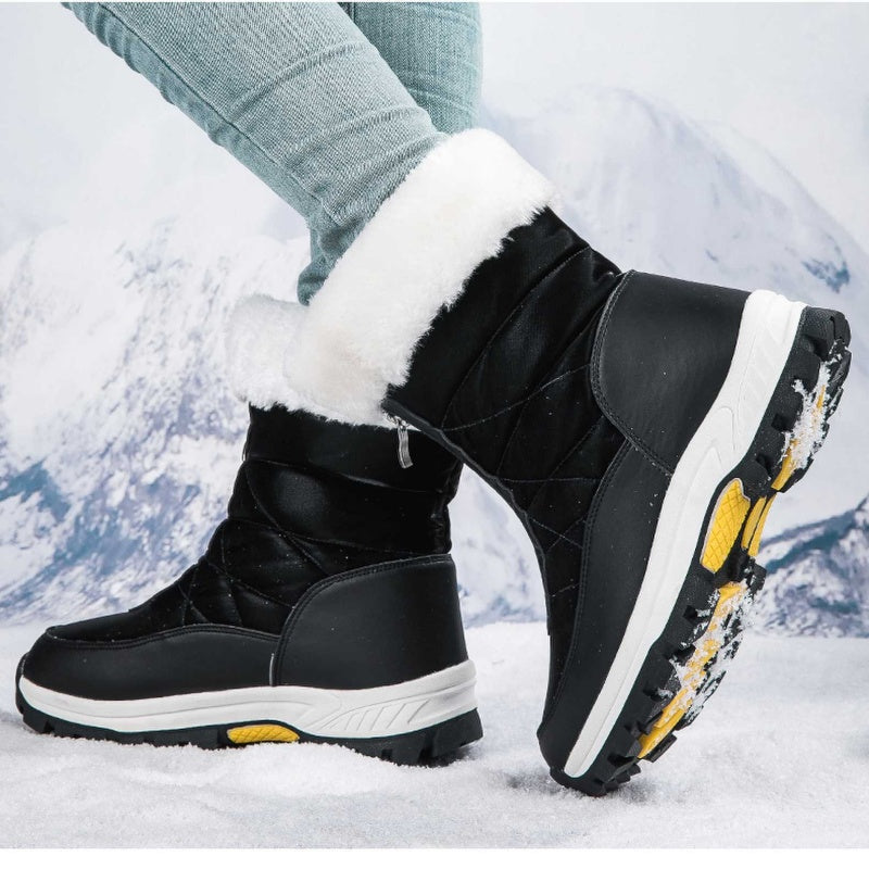 🔈🔈 60 % DE RÉDUCTION🔥 Bottes de neige chaudes antidérapantes à fermeture éclair pour femmes