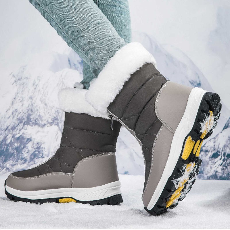 🔈🔈 60 % DE RÉDUCTION🔥 Bottes de neige chaudes antidérapantes à fermeture éclair pour femmes
