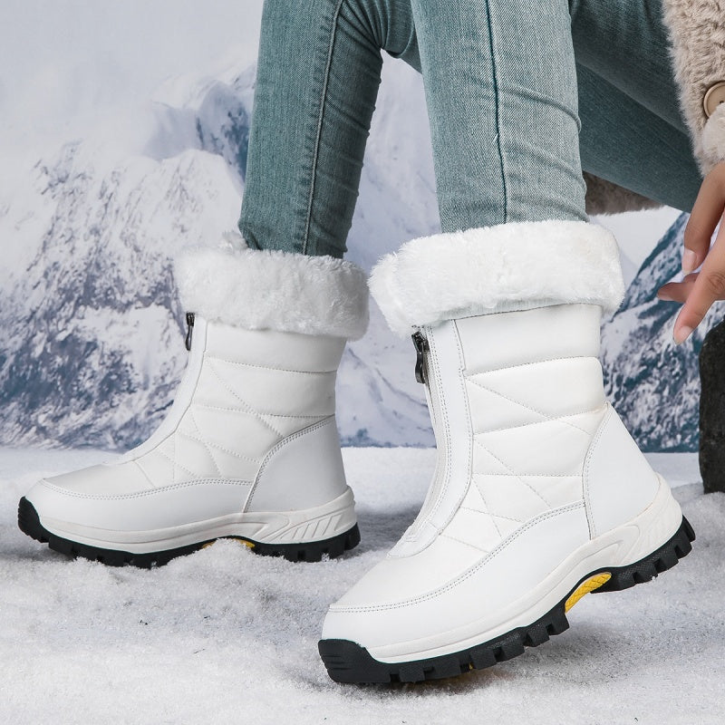 🔈🔈 60 % DE RÉDUCTION🔥 Bottes de neige chaudes antidérapantes à fermeture éclair pour femmes