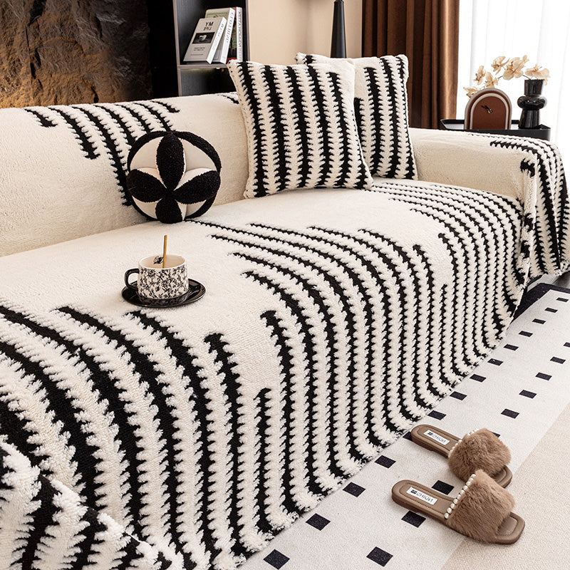 🐾☁️ Housse de canapé en peluche ultra douce – Confort nuage, protège des poils et griffes, le refuge parfait pour vos animaux et votre salon, sans sacrifier le style 🛋️❤️