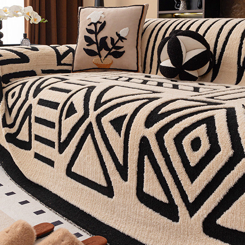 🐾☁️ Housse de canapé en peluche ultra douce – Confort nuage, protège des poils et griffes, le refuge parfait pour vos animaux et votre salon, sans sacrifier le style 🛋️❤️